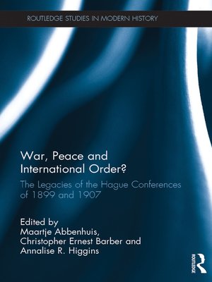 cover image of War, Peace and International Order?
